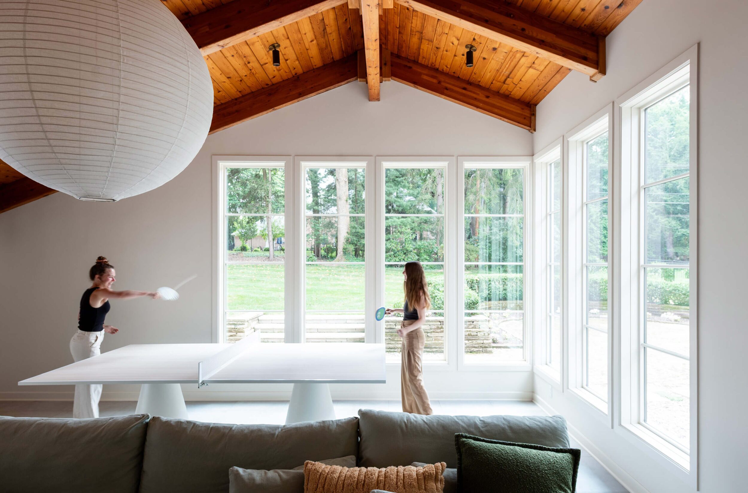 modern ping pong table interior design