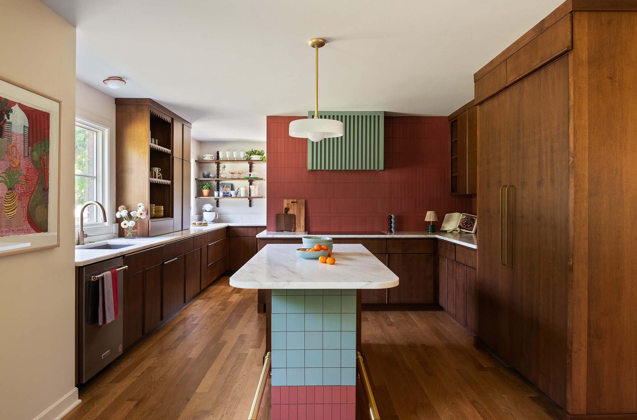 Custom midcentury kitchen