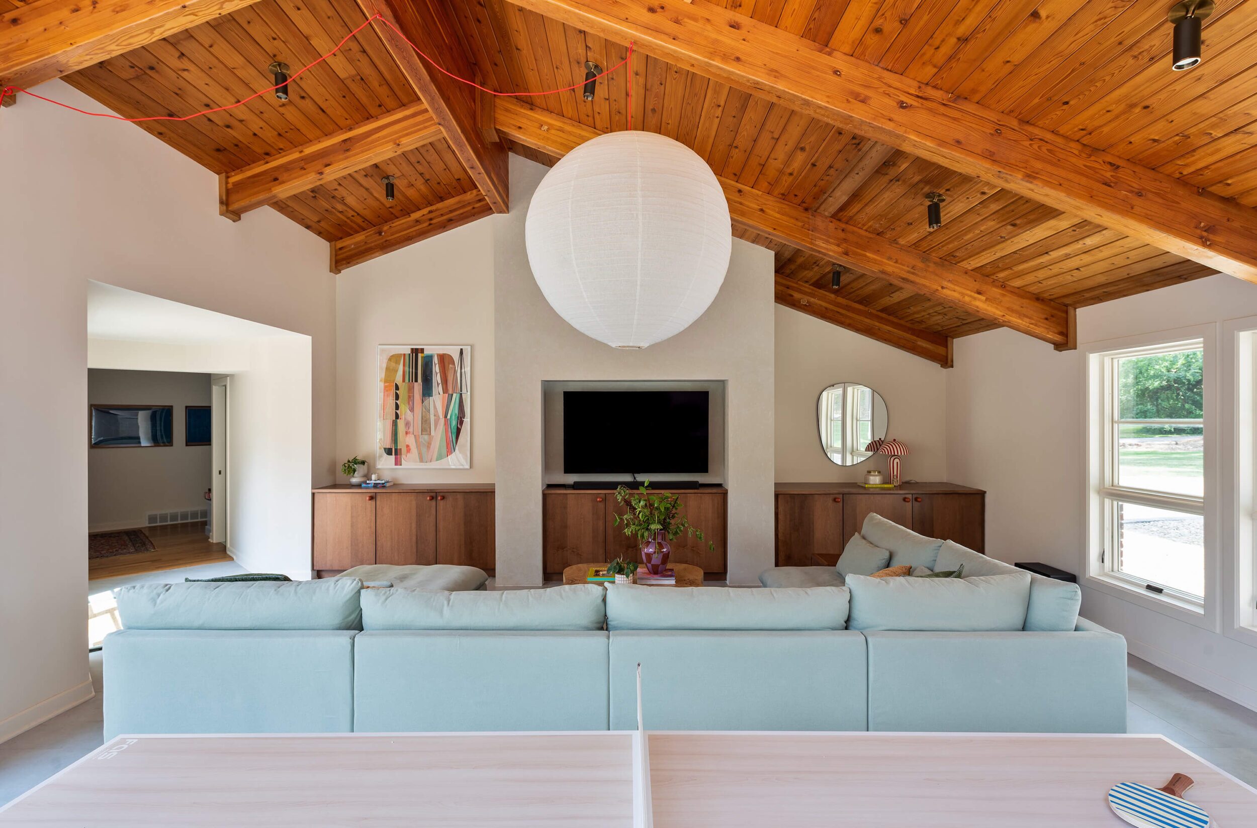 midcentury game room