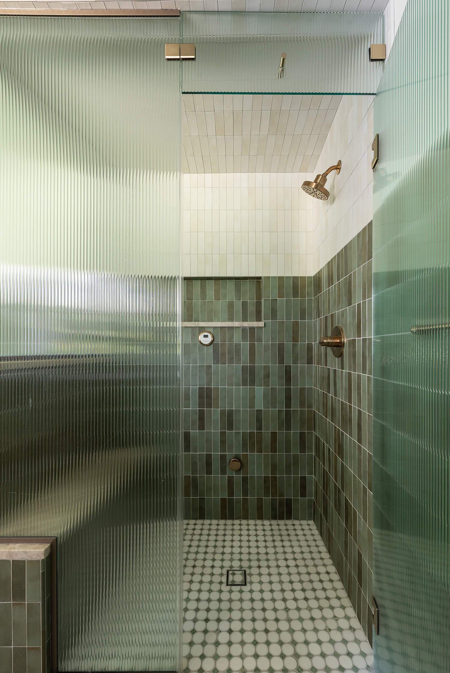 luxury modern steam shower